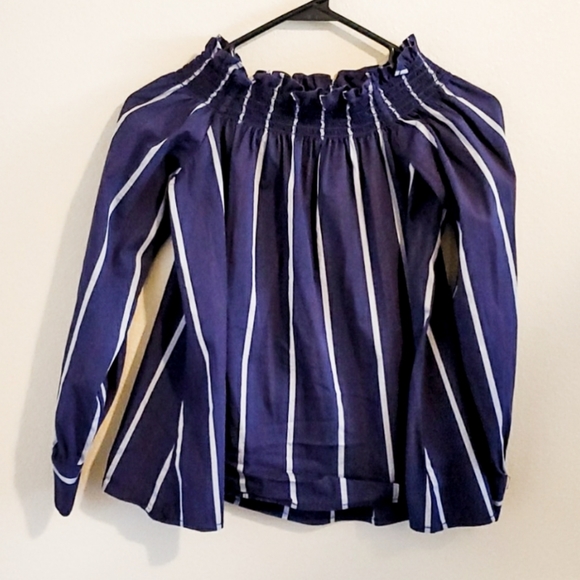 BP. Stripe Off The Shoulder Top - Picture 10 of 10